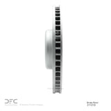 Dynamic Friction 2010-2019 BMW Alpina B7L xDrive Left Front Brake Rotor (374x36 Vented) by Dynamic Friction Company 600-31101D
