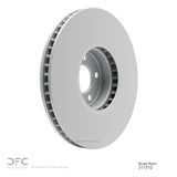 Dynamic Friction 2010-2019 BMW Alpina B7L xDrive Left Front Brake Rotor (374x36 Vented) by Dynamic Friction Company 600-31101D