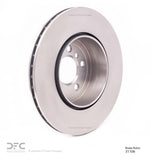 Dynamic Friction 2010-2019 BMW 650i Gran Coupe Rear Brake Rotor (345x23.8 Vented) by Dynamic Friction Company 600-31106