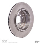 Dynamic Friction 2004-2010 BMW X3 Rear Brake Rotor (320x22 Vented) by Dynamic Friction Company 600-31140