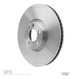 Dynamic Friction 2010-2011 BMW X6 Right Front Brake Rotor (385x36 Vented) by Dynamic Friction Company 600-31150D