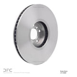 Dynamic Friction 2010-2011 BMW X6 Right Front Brake Rotor (385x36 Vented) by Dynamic Friction Company 600-31150D