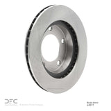 Dynamic Friction 1976-1986 Jeep Scrambler Front Brake Rotor (299x22 Vented) by Dynamic Friction Company 600-42017