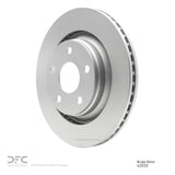 Dynamic Friction 2012-2018 Jeep Wrangler Front Brake Rotor (332x28 Vented) by Dynamic Friction Company 600-42033