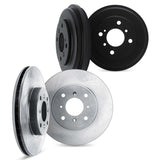 Dynamic Friction 2003-2005 Kia Rio Front & Rear Rotors includes Drums by Dynamic Friction Company 6004-21010