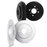 Dynamic Friction 1978-1980 Ford Fiesta Front & Rear Rotors includes Drums