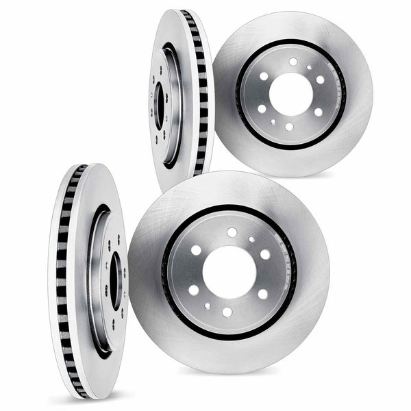 Dynamic Friction 2019-2025 Ford Ranger Front & Rear Rotors | 6004-54341 ...