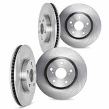 Dynamic Friction 1993-1995 Mercedes-Benz 400E Front & Rear Rotors by Dynamic Friction Company 6004-63028