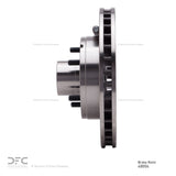 Dynamic Friction 1983-1992 Chevrolet G20 Front Brake Rotor (301x32.64 Vented) by Dynamic Friction Company 600-48006