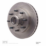 Dynamic Friction 1988-1996 Chevrolet C3500 Front Brake Rotor (317x32.7 Vented) by Dynamic Friction Company 600-48013