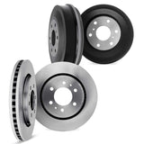 Dynamic Friction 2016-2024 Toyota Hilux Front & Rear Rotors includes Drums by Dynamic Friction Company 6004-92062