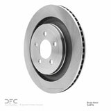 Dynamic Friction 2015-2023 Ford Mustang Rear Brake Rotor (330x25 Vented) by Dynamic Friction Company 600-54074