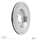 Dynamic Friction 2015-2023 Ford Mustang Rear Brake Rotor (330x25 Vented) by Dynamic Friction Company 600-54074