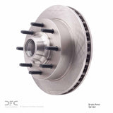 Dynamic Friction 1999-2002 Ford F-350 Super Duty 2WD Front Brake Rotor (331x38 Vented) by Dynamic Friction Company 600-54162