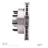 Dynamic Friction 1999-2002 Ford F-350 Super Duty 2WD Front Brake Rotor (331x38 Vented) by Dynamic Friction Company 600-54162