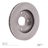 Dynamic Friction 1992-1996 Honda Prelude Front Brake Rotor (260x23 Vented) by Dynamic Friction Company 600-59021