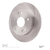 Dynamic Friction 2006-2015 Honda Civic Rear Brake Rotor (260x9 Solid) by Dynamic Friction Company 600-59024