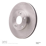 Dynamic Friction 2006-2015 Honda Civic Front Brake Rotor (282x23 Vented) by Dynamic Friction Company 600-59042