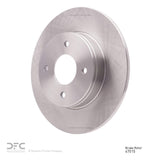 Dynamic Friction 1984-1985 Nissan 300ZX Rear Brake Rotor (290x10 Solid) by Dynamic Friction Company 600-67015