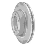 Dynamic Friction 1994-2022 Beaver Motorcoach Contessa Front/Rear/Fr & Rr Brake Rotor (381x36.6 Vented) by Dynamic Friction Company 600-71009