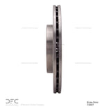 Dynamic Friction 1985-1987 Mitsubishi Galant Front Brake Rotor (288x24 Vented) by Dynamic Friction Company 600-72007