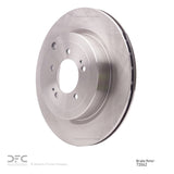 Dynamic Friction 2008-2015 Mitsubishi Lancer Rear Brake Rotor (330x22 Vented) by Dynamic Friction Company 600-72042