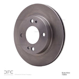 Dynamic Friction 2014-2015 Mitsubishi Mirage Front Brake Rotor (229x17.2 Vented) by Dynamic Friction Company 600-72045