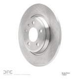 Dynamic Friction 2008-2025 Audi A6 Quattro Rear Brake Rotor (300x12 Solid) by Dynamic Friction Company 600-73061