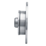 Dynamic Friction 1985-2002 Volkswagen Jetta Sedan Rear Brake Rotor (226x10 Solid) by Dynamic Friction Company 600-74005