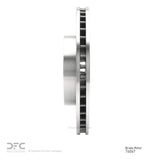 Dynamic Friction 1994-2000 Toyota Celica Front Brake Rotor (255x25 Vented) by Dynamic Friction Company 600-76067