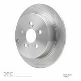 Dynamic Friction 2000-2010 Pontiac Vibe Rear Brake Rotor (269x9 Solid) by Dynamic Friction Company 600-76069