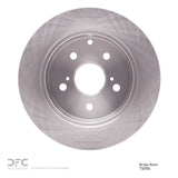 Dynamic Friction 2009-2013 Pontiac Vibe Rear Brake Rotor (281x10 Solid) by Dynamic Friction Company 600-76084