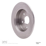 Dynamic Friction 2009-2013 Pontiac Vibe Rear Brake Rotor (281x10 Solid) by Dynamic Friction Company 600-76084