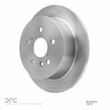 Dynamic Friction 2004-2010 Toyota Sienna Rear Brake Rotor (291x12 Solid) by Dynamic Friction Company 600-76131