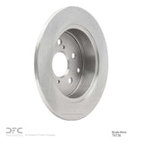 Dynamic Friction 2006-2018 Lexus HS250H Rear Brake Rotor (281x12 Solid) by Dynamic Friction Company 600-76134