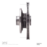 Dynamic Friction 1984-1985 Mazda RX-7 Front Brake Rotor (227x18 Vented) by Dynamic Friction Company 600-80006