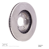 Dynamic Friction 2007-2012 Mazda CX-7 Front Brake Rotor (296x28 Vented) by Dynamic Friction Company 600-80066