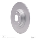 Dynamic Friction 2016-2023 Mazda CX-9 Rear Brake Rotor (325x11 Solid) by Dynamic Friction Company 600-80077