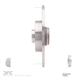Dynamic Friction 2010-2014 Renault Safrane (Mexico) Rear Brake Rotor by Dynamic Friction Company 600-92095