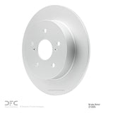 Dynamic Friction 2007-2014 Suzuki SX4 Rear GeoSPEC Coated Rotor (278x9 Solid) by Dynamic Friction Company 604-01005