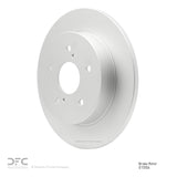 Dynamic Friction 2010-2013 Suzuki Kizashi Rear GeoSPEC Coated Rotor (278x12 Solid) by Dynamic Friction Company 604-01006