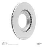Dynamic Friction 1967-1988 Porsche 914 Front GeoSPEC Coated Rotor (282.5x20 Vented) by Dynamic Friction Company 604-02001