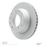 Dynamic Friction 1984-1989 Porsche 911 Rear GeoSPEC Coated Rotor (290x23.8 Vented) by Dynamic Friction Company 604-02017