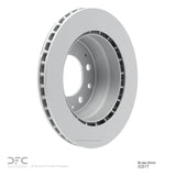 Dynamic Friction 1984-1989 Porsche 911 Rear GeoSPEC Coated Rotor (290x23.8 Vented) by Dynamic Friction Company 604-02017