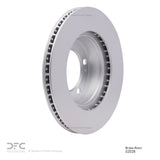 Dynamic Friction 1997-2004 Porsche Boxster Front GeoSPEC Coated Rotor (298x24 Vented) by Dynamic Friction Company 604-02028