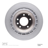 Dynamic Friction 2005-2018 Porsche Cayenne Rear GeoSPEC Coated Rotor (358x28 Vented) by Dynamic Friction Company 604-02089