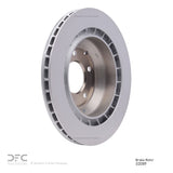 Dynamic Friction 2005-2018 Porsche Cayenne Rear GeoSPEC Coated Rotor (358x28 Vented) by Dynamic Friction Company 604-02089