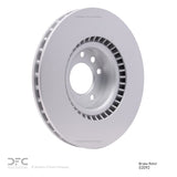 Dynamic Friction 2008-2009 Porsche Cayenne Front GeoSPEC Coated Rotor (368x36 Vented) by Dynamic Friction Company 604-02092