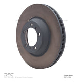 Dynamic Friction 2017-2023 Porsche Cayenne Right Front GeoSPEC Coated Rotor (350x34 Vented) by Dynamic Friction Company 604-02121D