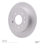 Dynamic Friction 2007-2008 Hyundai Tiburon Rear GeoSPEC Coated Rotor (282x10 Solid) by Dynamic Friction Company 604-03025